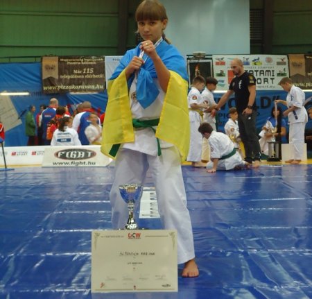 Франківчанка Мар'яна Сливінська - третя на Кубку світу з карате Франківчанка Мар'яна Сливінська - третя на Кубку світу з карате