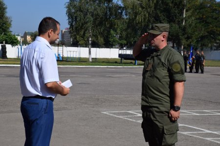 Міський голова вручив грамоти та грошові премії бійцям Військової частини 1241