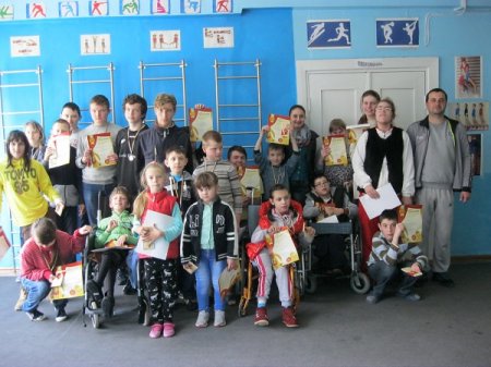 Спортивні змагання серед дітей з обмеженими можливостями присвячені Дню Матері