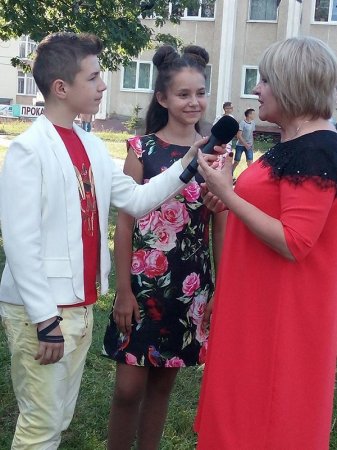 Юний співак з Івано-Франківська спробував свої сили в ролі ведучого на Першому Національному телеканалі