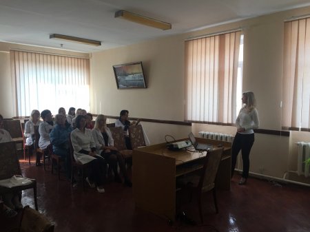 22.09.2017р. о 13.00 год.  в актовому залі міської поліклініки №1  відбулась лікарська конференція на тему: «Гострий бронхіт »