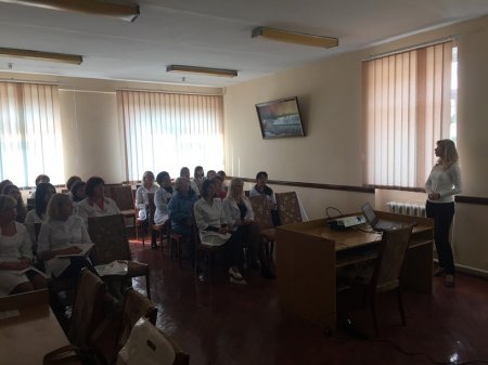 22.09.2017р. о 13.00 год.  в актовому залі міської поліклініки №1  відбулась лікарська конференція на тему: «Гострий бронхіт »