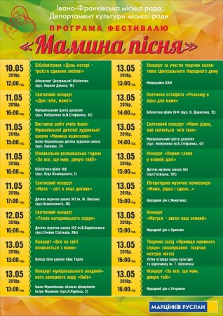 Мамина пісня-2018