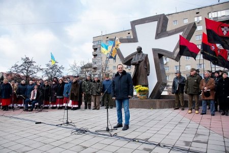 В Івано-Франківську відзначили 111-ту річницю  від дня народження Степана Бандери