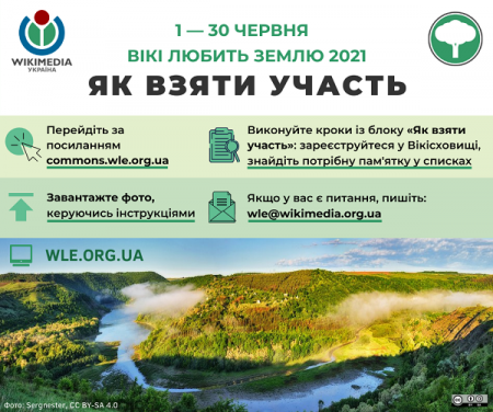 Міжнародний конкурс фотографій "Вікі любить Землю"