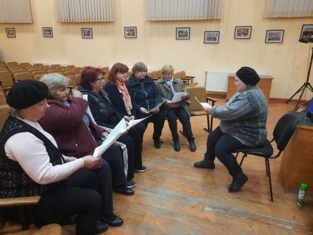 1 ЖОВТНЯ 2021РОКУ, В ПРИМІЩЕННІ БУДИНКУ КУЛЬТУРИ СЕЛА ВОВЧИНЕЦЬ  ВІДБУЛИСЬ СПІВОЧІ ПОСИДЕНЬКИ 