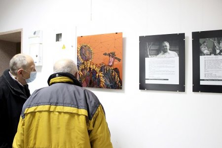 ВІДКРИТТЯ ВИСТАВОК "НА ПЛЕСІ КОЛЬОРОВОГО ПТАХА" ТА "ПОДАРУНОК ДОЛІ"