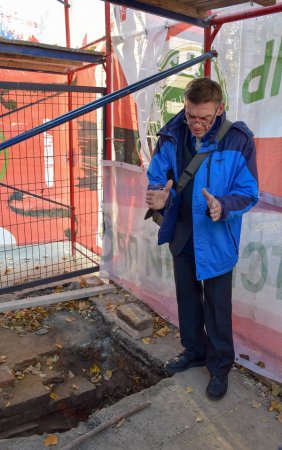 АРХЕОЛОГ ЮРІЙ ЛУКОМСЬКИЙ: ЩОБ ДОСЛІДИТИ ЗНАЙДЕНУ ЧАСТИНУ АРКИ – ТРЕБА ПРОВОДИТИ РОЗКОПКИ