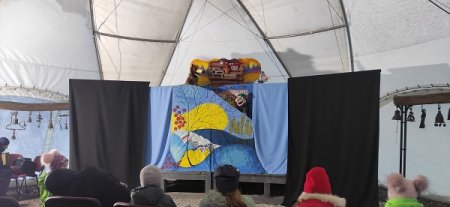 У ПАЛАЦІ ПОТОЦЬКИХ ВІДБУЛАСЬ ЛЯЛЬКОВА ВИСТАВА «БАБУСЯ ТА ВЕДМІДЬ»
