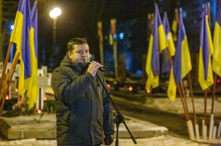 В ІВАНО-ФРАНКІВСЬКУ ЙШЛИ СМОЛОСКИПНОЮ ХОДОЮ ПРИУРОЧЕНОЮ ДО ДНЯ ПАМ’ЯТІ ГЕРОЇВ КРУТ