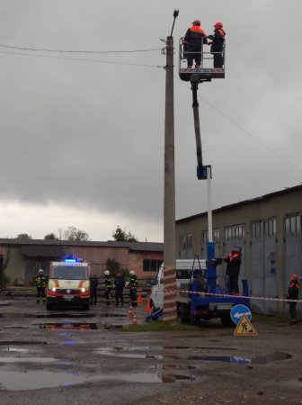 У КП «Івано-Франківськміськсвітло» проведено показове спеціальне об’єктове навчання з цивільного захисту