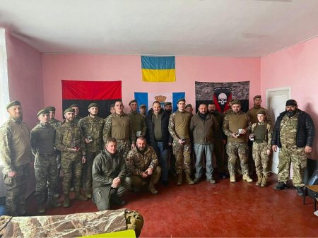 Руслан Марцінків відвідав захисників на Донеччині