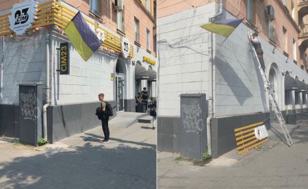 У Франківську демонтовують самовільно встановлену рекламу та вивіски