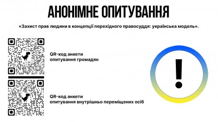 Анонімне опитування: громадськість і правосуддя
