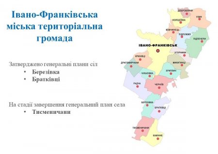 Івано-Франківська міська рада затвердила генеральні плани сіл Березівка та Братківці