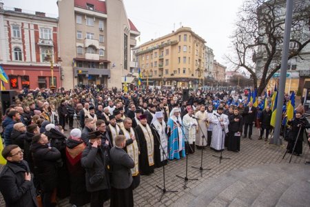 День Соборності: вшанували пам’ять полеглих Героїв